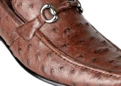 Los Altos Genuine Ostrich Quill Horse Bit Dress Loafer -Fashionable Costume LSA ZV1003 3 52848.1610402153