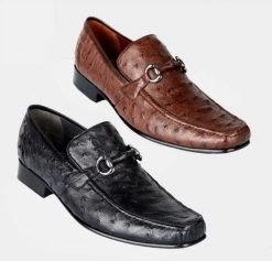Los Altos Genuine Ostrich Quill Horse Bit Dress Loafer -Fashionable Costume LSA ZV1003 45320.1610401990
