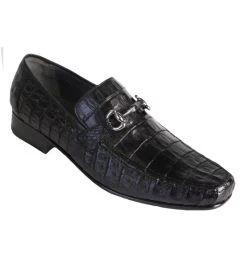 Los Altos Genuine Caiman Belly Horse Bit Dress Loafer -Fashionable Costume LSA ZV1082 05 B 77415.1610482389