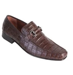 Los Altos Genuine Caiman Belly Horse Bit Dress Loafer