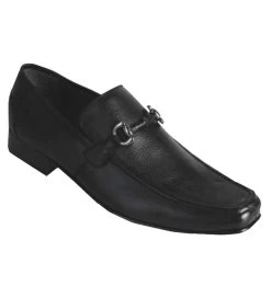 Los Altos Deer Leather Horse Bit Dress Loafer