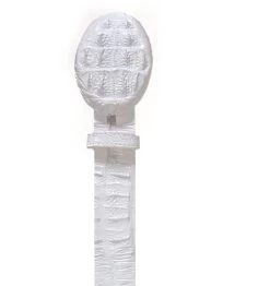 Los Altos Genuine Caiman Croc Hornback Western Fashion Belt - White