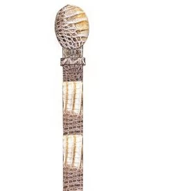 Los Altos Genuine Caiman Croc Hornback Western Fashion Belt - Natural -Fashionable Costume LSAL C11U0249 2 26051.1614208149