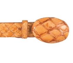 Los Altos Genuine Pirarucu Western Fashion Belt - Buttercup -Fashionable Costume LSAL C11U1002 4 32180.1614031234