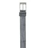 Los Altos Genuine Caiman Dress Belt - Grey