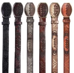 Los Altos Genuine Caiman Belly Western Fashion Belt