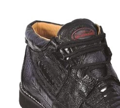 Los Altos Genuine Ostrich Leg Casual Ankle Boot - Black 5 Los Altos Genuine Ostrich Leg Casual Ankle Boot - Black -Fashionable Costume LSAL ZA050505 2 32136.1612275050