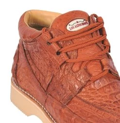 Los Altos Genuine Caiman Casual Ankle Boot - Cognac -Fashionable Costume LSAL ZA060103 3 13017.1612204523