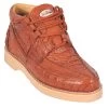 Los Altos Genuine Caiman Casual Ankle Boot - Cognac