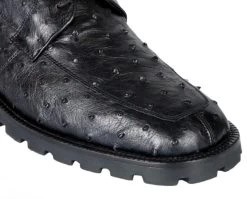 Los Altos Genuine Black Ostrich Quill Ankle Boot -Fashionable Costume LSAL ZA2060305 3 82339.1610575404