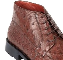 Los Altos Genuine Brown Ostrich Quill Ankle Boot 6 Los Altos Genuine Brown Ostrich Quill Ankle Boot -Fashionable Costume LSAL ZA2060307 3 86571.1610589405