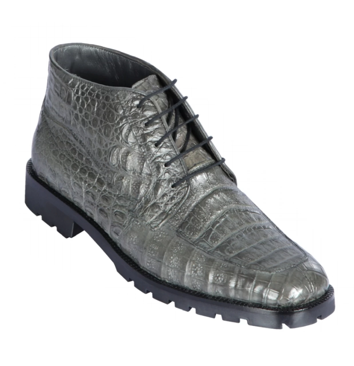 Los Altos Genuine Grey Caiman Belly Ankle Boot 1 Los Altos Genuine Grey Caiman Belly Ankle Boot