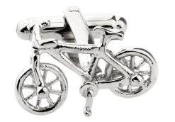 Silver Bicycle Cufflinks (V-CF-51622-S)