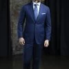 MaxDavoli Super 150's Herringbone Weave Wool Suit