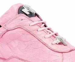 Mauri Genuine 100% Alligator Italian Sneaker - Pink -Fashionable Costume MRI SN 8900 2 P 3 91513.1668118960