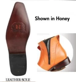 Original Michel Boot Co. Nappa Leather Side Zip Snub Toe Ankle Boot -Fashionable Costume ORB 567B4607 2 40958.1520538662