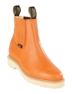 Original Michel Boot Co. Nappa Leather Comfort Tread Sole Ankle Boot