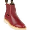 Original Michel Boot Co. Pebble Leather Comfort Tread Sole Ankle Boot