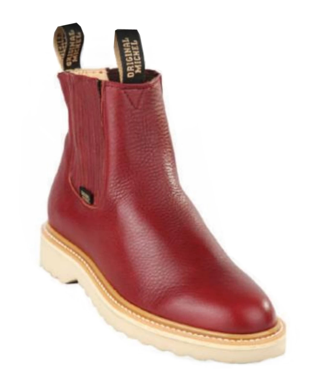 Original Michel Boot Co. Pebble Leather Comfort Tread Sole Ankle Boot 1 Original Michel Boot Co. Pebble Leather Comfort Tread Sole Ankle Boot