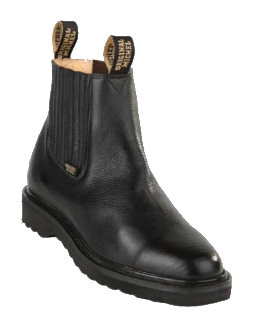 Original Michel Boot Co. Pebble Leather Comfort Tread Sole Ankle Boot 2 Original Michel Boot Co. Pebble Leather Comfort Tread Sole Ankle Boot - Image 2