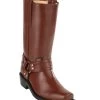 Original Michel Boot Co. Nappa Leather Tall Biker Boot - Leather Sole