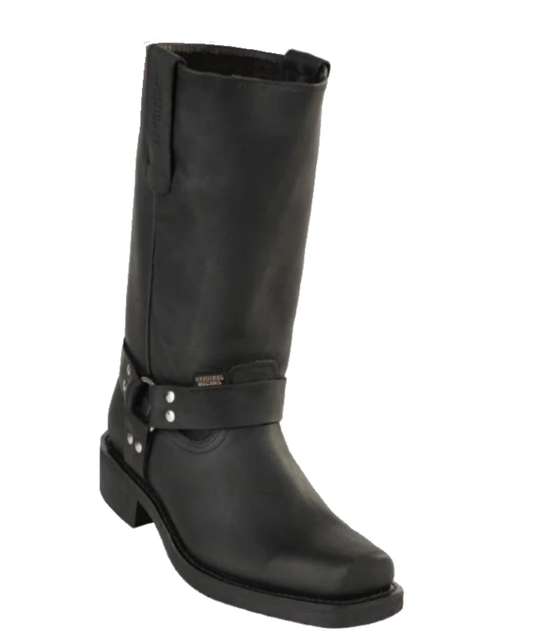 Original Michel Boot Co. Grasso Finish Leather Tall Biker Boot - Honeycomb Sole 2 Original Michel Boot Co. Grasso Finish Leather Tall Biker Boot - Honeycomb Sole - Image 2