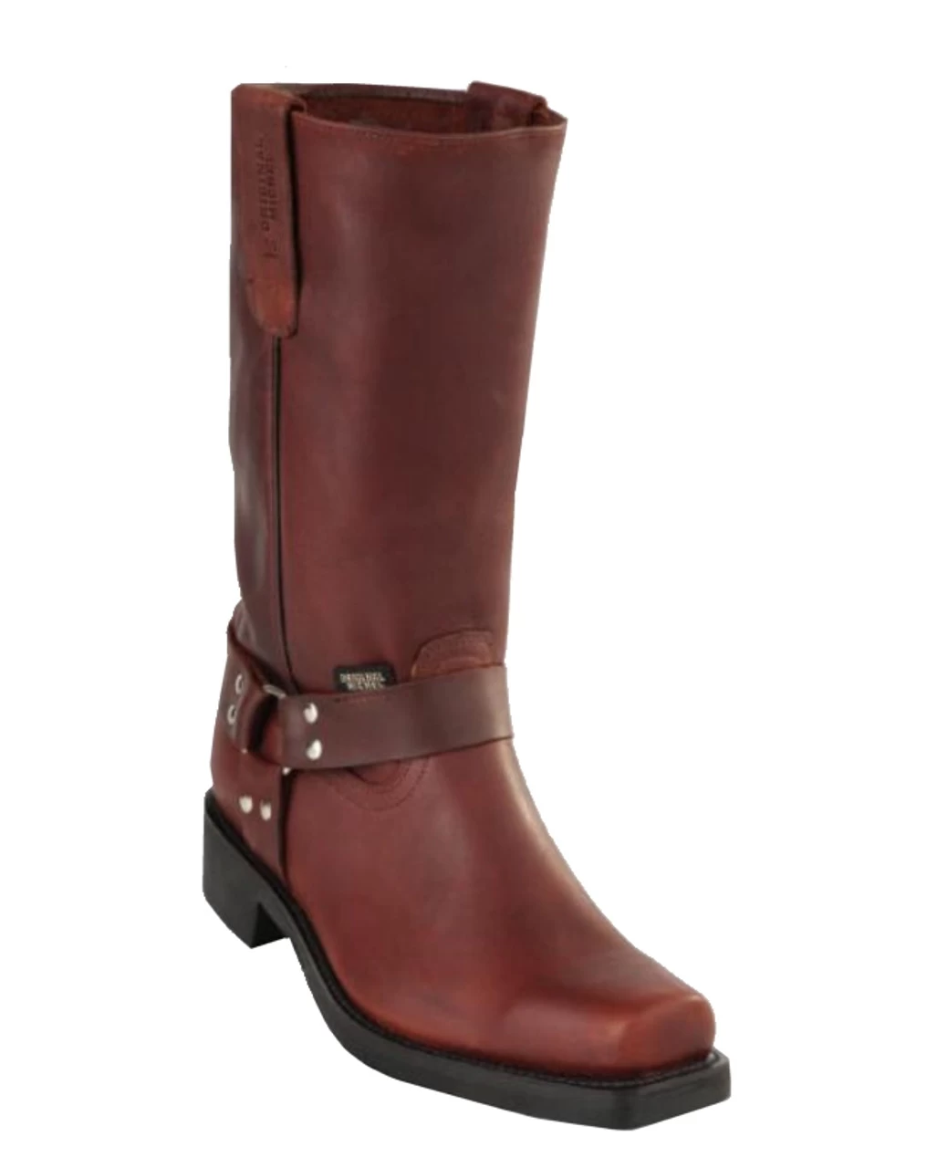 Original Michel Boot Co. Grasso Finish Leather Tall Biker Boot - Honeycomb Sole 1 Original Michel Boot Co. Grasso Finish Leather Tall Biker Boot - Honeycomb Sole