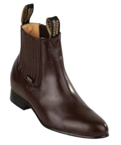 Original Michel Boot Co. Deer Leather Charro Ankle Boot - Leather Sole -Fashionable Costume ORB H61 BR 99479.1520451425