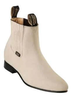 Original Michel Boot Co. Suede Charro Ankle Boot - Leather Sole -Fashionable Costume ORB H61 SU WW 45956.1520533565