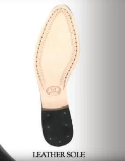 Original Michel Boot Co. Suede Charro Ankle Boot - Leather Sole -Fashionable Costume ORB H61 sole 01819.1520533565