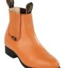 Original Michel Boot Co. Nappa Leather Charro Ankle Boot - Rubber Sole