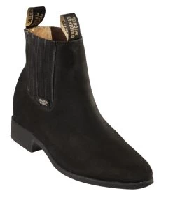 Original Michel Boot Co. Suede Charro Ankle Boot - Rubber Sole -Fashionable Costume ORB H64 SU B 28563.1520536301