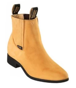 Original Michel Boot Co. Suede Charro Ankle Boot - Rubber Sole -Fashionable Costume ORB H64 SU HN 55607.1520536301