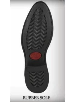 Original Michel Boot Co. Suede Charro Ankle Boot - Rubber Sole -Fashionable Costume ORB H64 SU sole 48758.1520536301