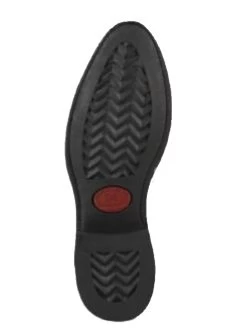 Original Michel Boot Co. Nappa Leather Charro Ankle Boot - Natural Edge Rubber Sole -Fashionable Costume ORB H64C lth sole 60816.1520460655