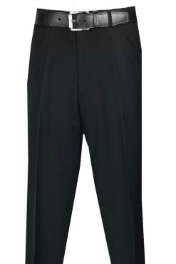 Vinci Pre-Hemmed Flat Front Stretch Ultra Slim Dress Slacks