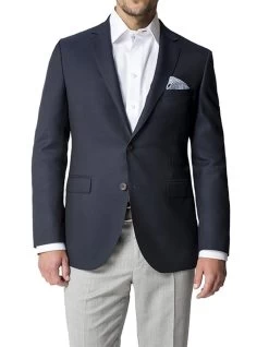 Paul Betenly Real Horn Buttons Wool Slim Fit Blazer