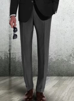 Privé Super 150's Wool Dress Slacks - Slim Fit