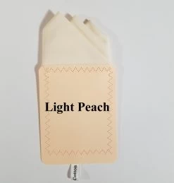 Light Peach 100% Cotton Pre-Folded Pocket Square Handkerchief Insert -Fashionable Costume Peach2 ebay 70277.1652978709