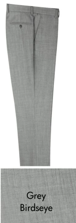 Tiglio 100% Italian Wool Modern Fit Slacks - 14 Colors -Fashionable Costume TGL PT 2560 grybirdeye 80494.1527018253