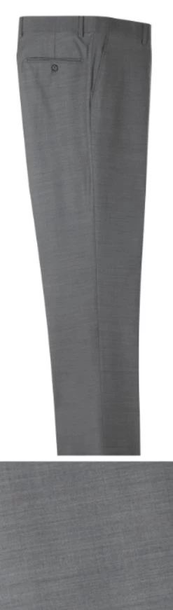 Tiglio 100% Italian Wool Modern Fit Slacks - 14 Colors -Fashionable Costume TGL PT 2560 midgrey 70352.1527018253