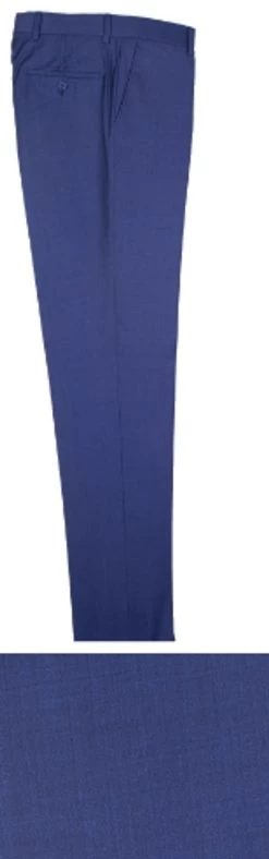 Tiglio 100% Italian Wool Slim Fit Slacks - 7 Colors 12 Tiglio 100% Italian Wool Slim Fit Slacks - 7 Colors -Fashionable Costume TGL PT 2564 blue 80282.1527015734