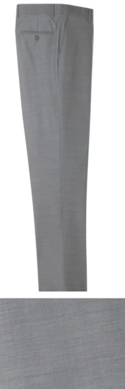 Tiglio 100% Italian Wool Slim Fit Slacks - 7 Colors 13 Tiglio 100% Italian Wool Slim Fit Slacks - 7 Colors -Fashionable Costume TGL PT 2564 ltgrey 51891.1527013319