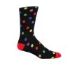 ThreadJar Premium Cotton & Spandex Socks - Colorful Polka Dots