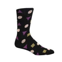 ThreadJar Premium Cotton & Spandex Socks - Geometric Designs