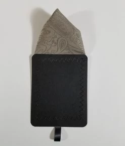 100% Silk Pre-Folded Point Design Pocket Square Insert - Taupe Paisleys 9 100% Silk Pre-Folded Point Design Pocket Square Insert - Taupe Paisleys -Fashionable Costume Taupe Paisley4 80423.1642186305