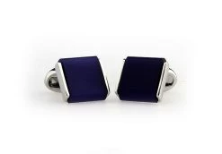 Dark Blue Cat's Eye Stone Cufflinks (V-CF-50860BL-S) -Fashionable Costume V CF 50860BL S 3 99263.1534029418