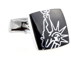 Abstract Statue Of Liberty New York Cufflinks (V-CF-52679)