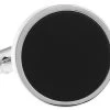 Round Black Onyx Cufflinks (V-CF-56005)
