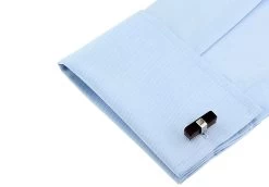 X-Long Purple Cat's Eye Bar Cufflinks (V-CF-56019PR-S) -Fashionable Costume V CF 56019PR S 4 74473.1584393115